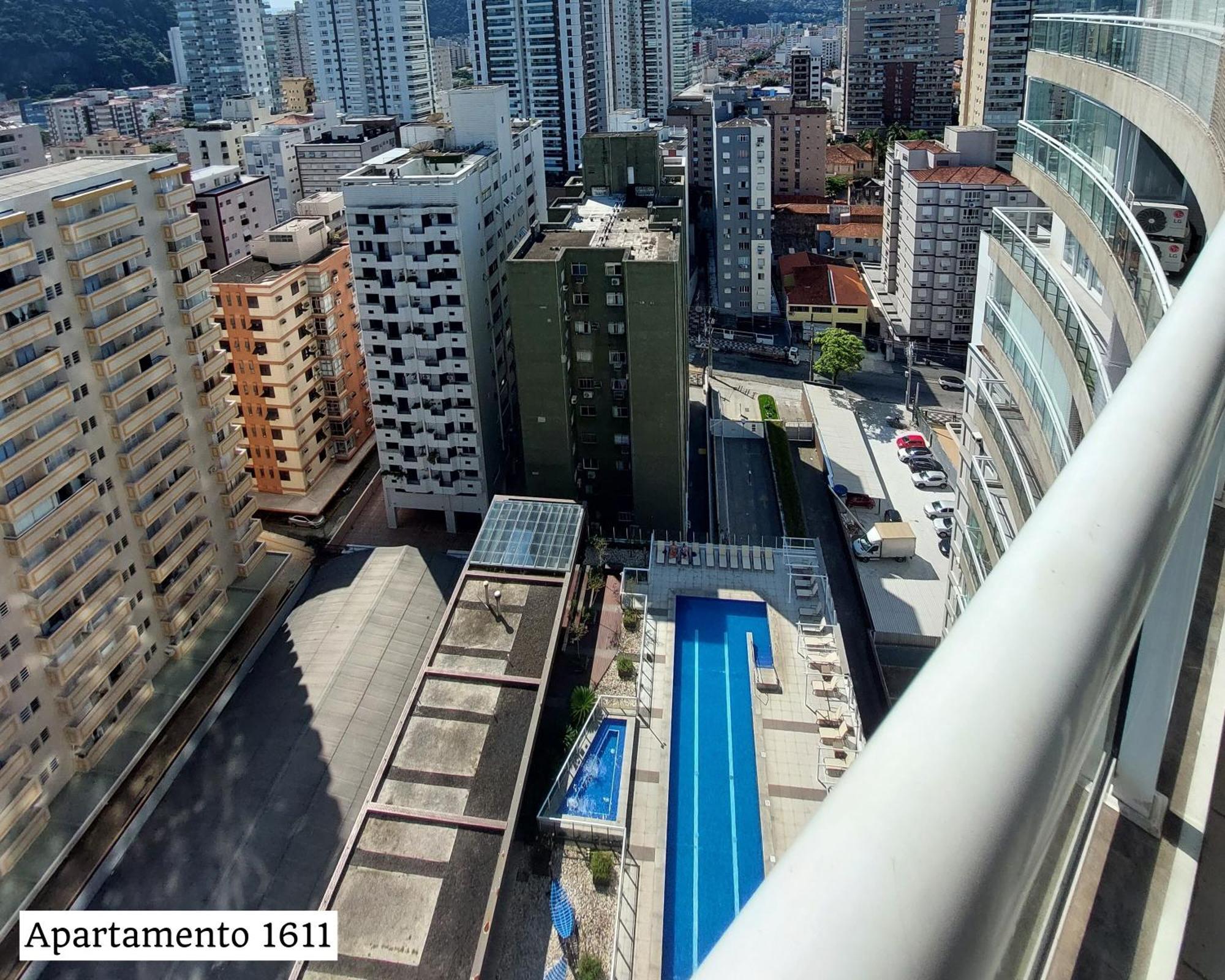 Book Santos - Condominio Unlimited - Apartamento Com Vista Mar E Apartamento Com Vista Piscina Eksteriør bilde