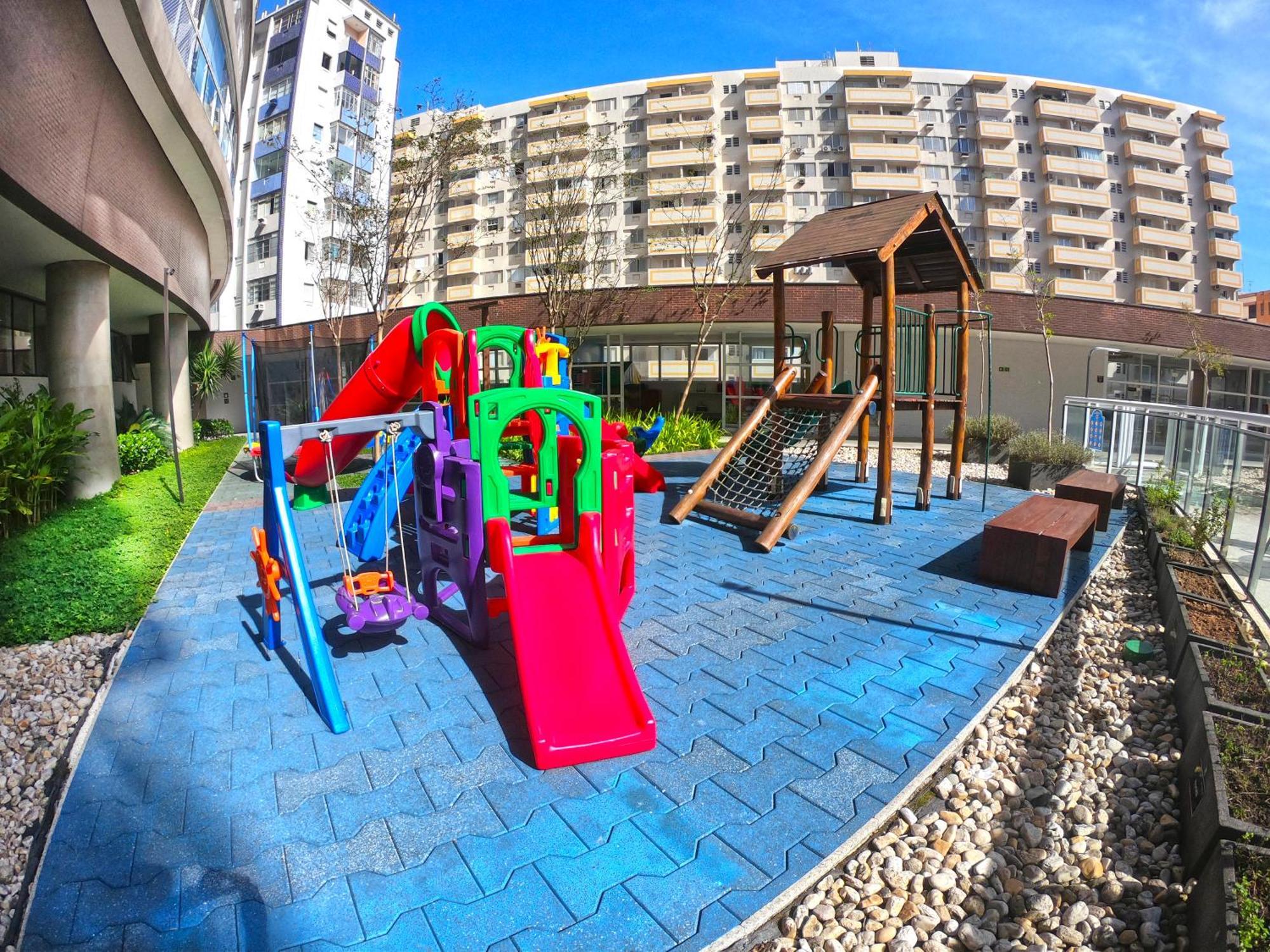 Book Santos - Condominio Unlimited - Apartamento Com Vista Mar E Apartamento Com Vista Piscina Eksteriør bilde