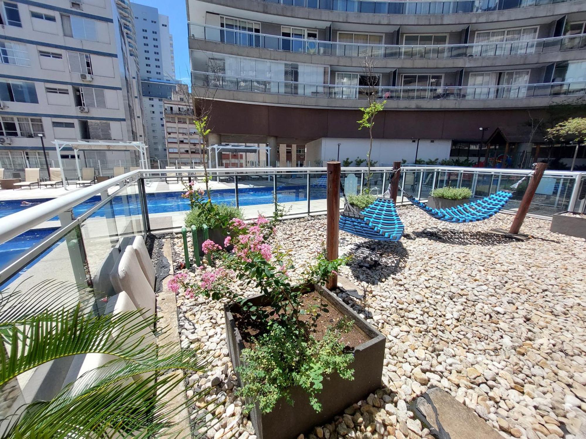 Book Santos - Condominio Unlimited - Apartamento Com Vista Mar E Apartamento Com Vista Piscina Eksteriør bilde