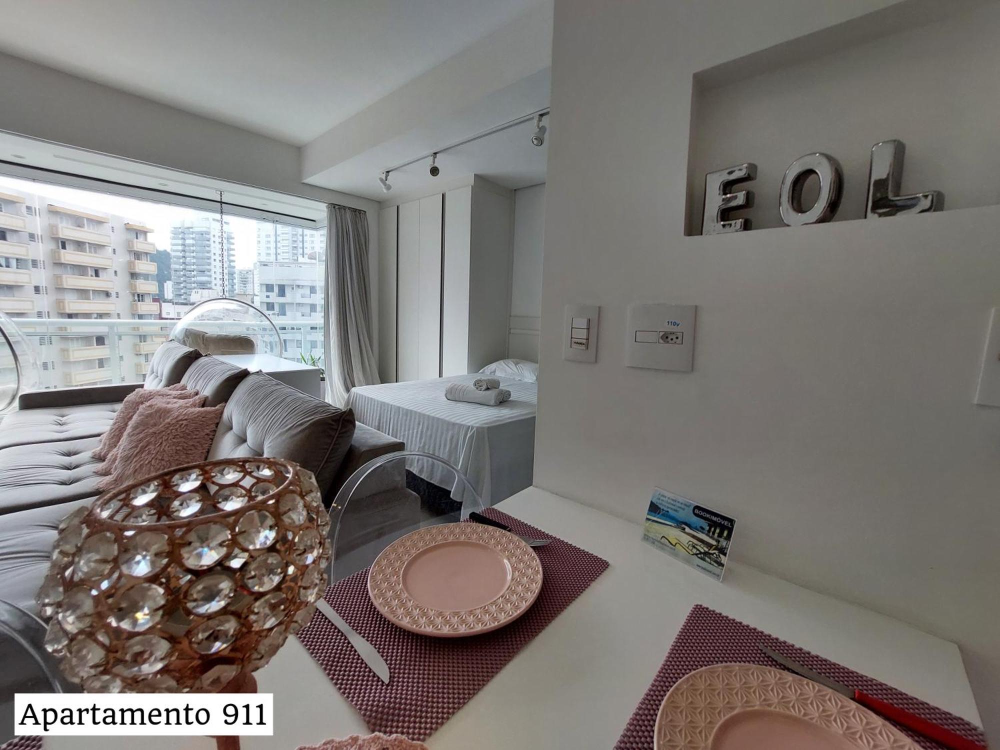 Book Santos - Condominio Unlimited - Apartamento Com Vista Mar E Apartamento Com Vista Piscina Eksteriør bilde