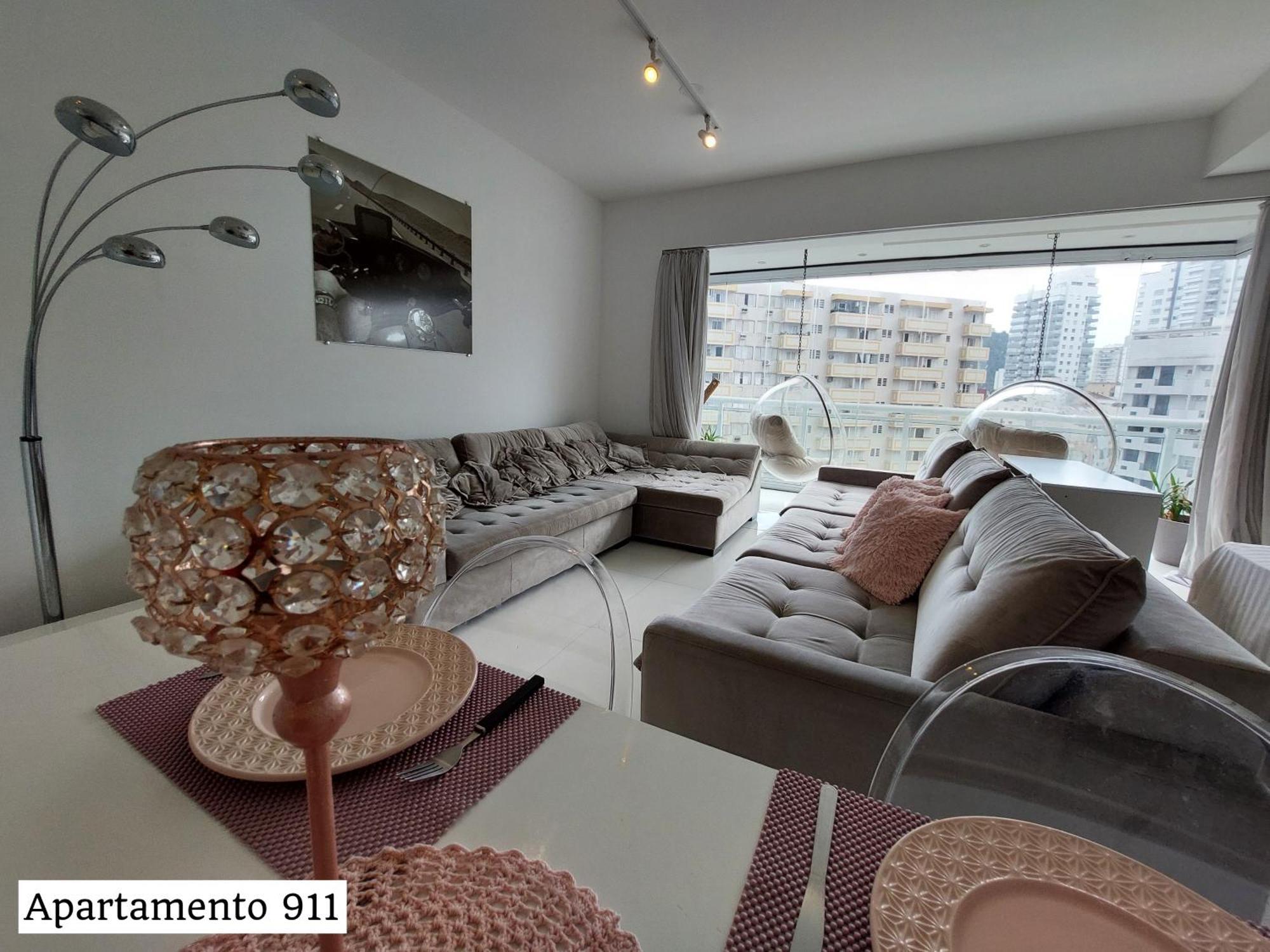 Book Santos - Condominio Unlimited - Apartamento Com Vista Mar E Apartamento Com Vista Piscina Rom bilde