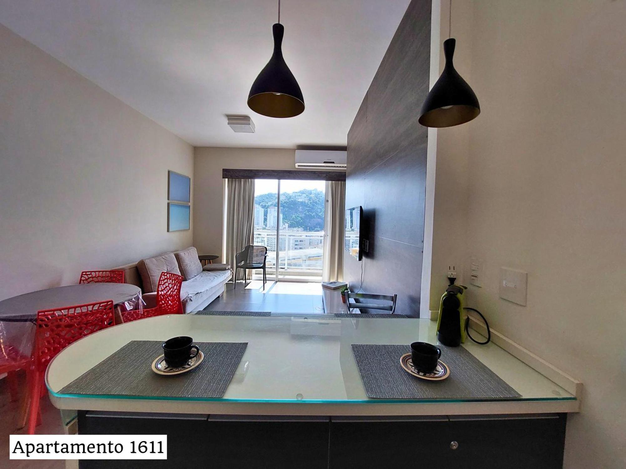Book Santos - Condominio Unlimited - Apartamento Com Vista Mar E Apartamento Com Vista Piscina Rom bilde