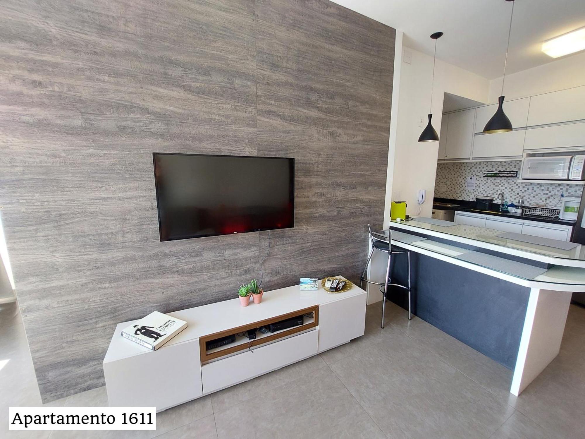 Book Santos - Condominio Unlimited - Apartamento Com Vista Mar E Apartamento Com Vista Piscina Rom bilde