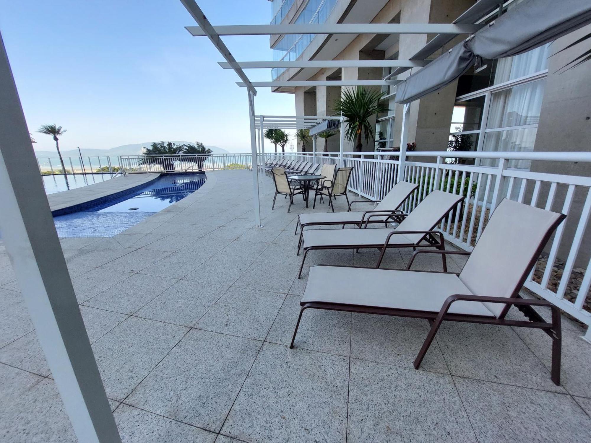 Book Santos - Condominio Unlimited - Apartamento Com Vista Mar E Apartamento Com Vista Piscina Eksteriør bilde