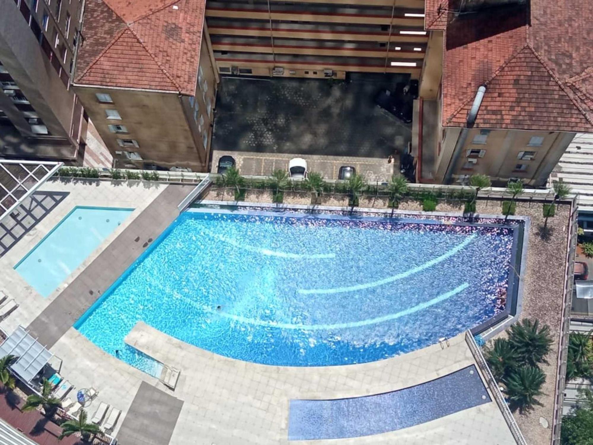 Book Santos - Condominio Unlimited - Apartamento Com Vista Mar E Apartamento Com Vista Piscina Eksteriør bilde